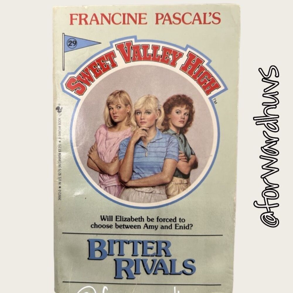 Bundle Sale 3 for $15 | Sweet Valley High Bitter Rivals #29 | 1986